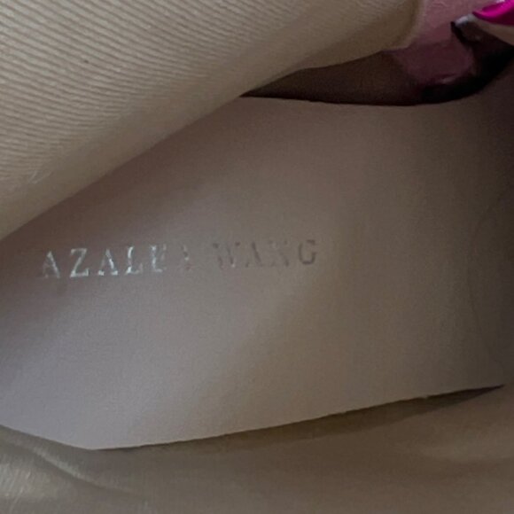 Azalea Wang Merril Sequin Pink Fuchsia Western Boots Size 9 - Picture 10 of 10